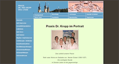 Desktop Screenshot of praxis-dr-kropp.de